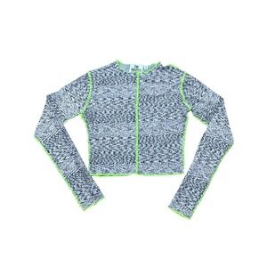 The‎ Ragged Priest Womens Mesh Crop Top Neon Cyber Rave Festival S